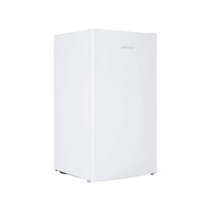 Cookology 93L Freestanding Under Counter Fridge with Chiller Box - Adjustable Temperature Control & Legs - White