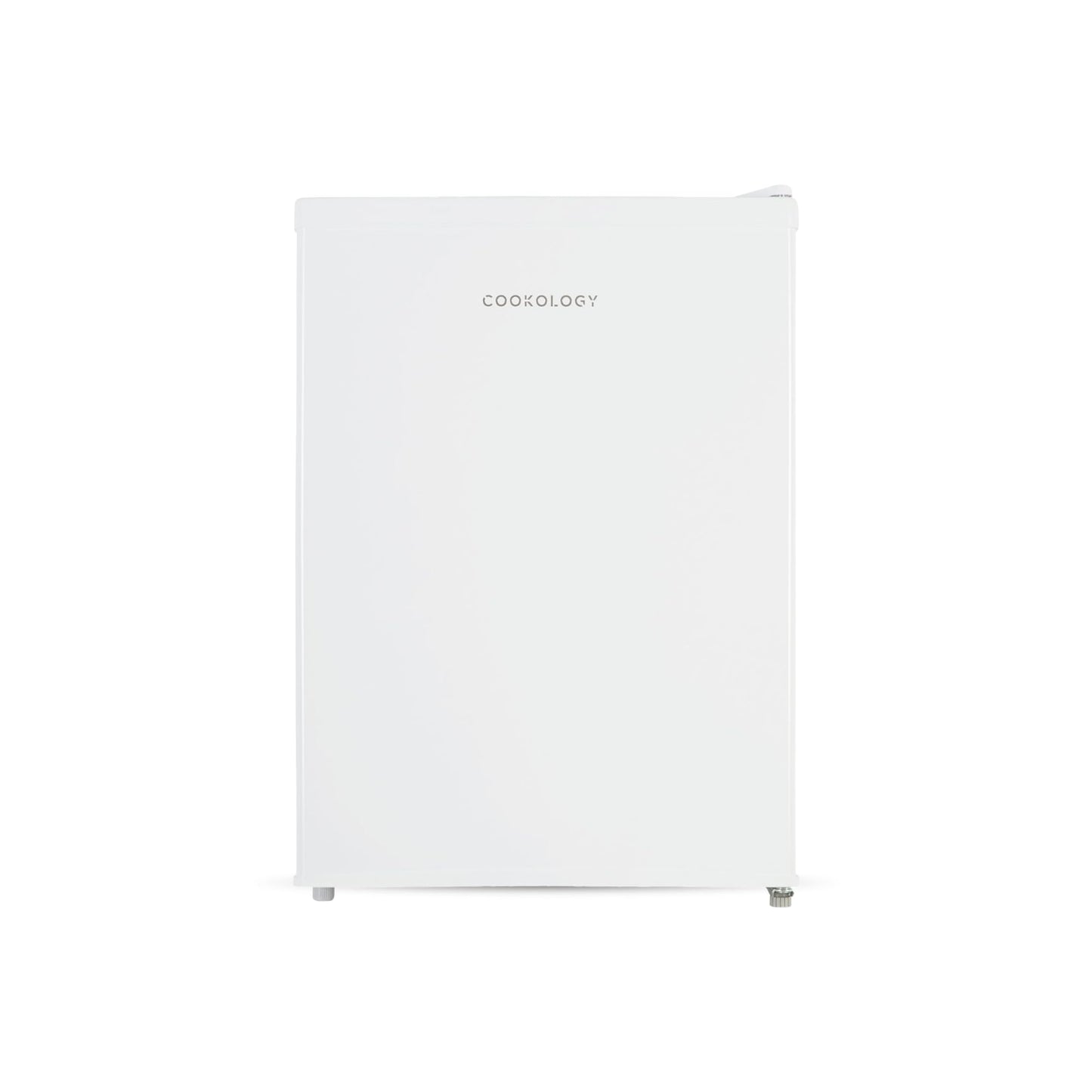 Cookology 67L Small Tabletop Mini Fridge - For Counter Tops - Reversible Door - Adjustable Temperature Control & Legs - Chiller Box - White