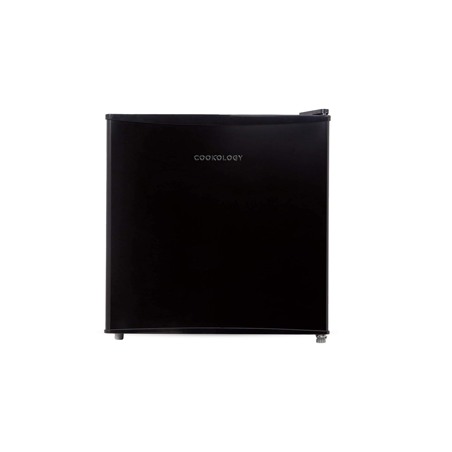 Cookology 46L Small Tabletop Mini Fridge with Chiller Box - For Counter Tops - Reversible Door - Adjustable Temperature Control & Legs - Black