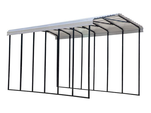 Arrow Carport, 14 ft. x 29 ft. x 14ft. Eggshell 14′ x 29′ x 14′