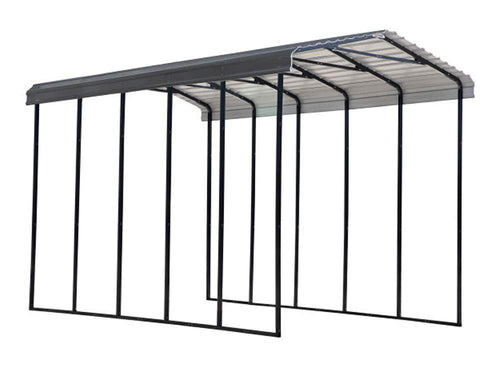 Arrow Carport, 14 ft. x 24 ft. x 14ft. Charcoal 14′ x 24′ x 14′