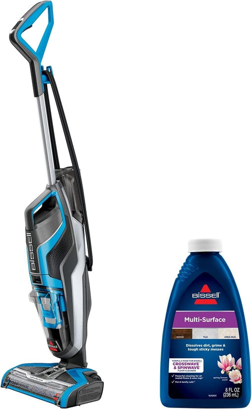 BISSELL CrossWave, 3-in-1 Multi-Surface Vacuum Cleaner, Floor cleaner machine All in One Step Vacuums, Washes & Dries, Wet and Dry Vacuum Cleaner For Hard Floors & Area Rugs, 560W, Corded, 1713