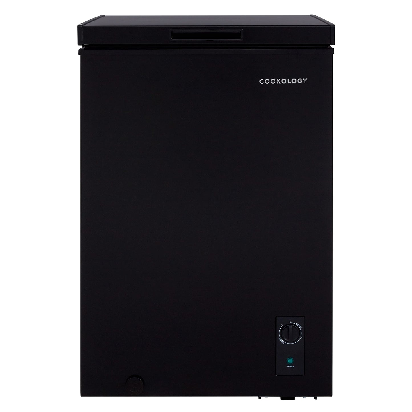 Cookology 99L Freestanding Chest Freezer - For Kitchens, Outbuildings & Garages - Adjustable Feet & Temperature Controls - 4 Star Freezer Rating - Black