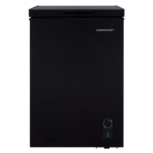 Cookology 99L Freestanding Chest Freezer - For Kitchens, Outbuildings & Garages - Adjustable Feet & Temperature Controls - 4 Star Freezer Rating - Black