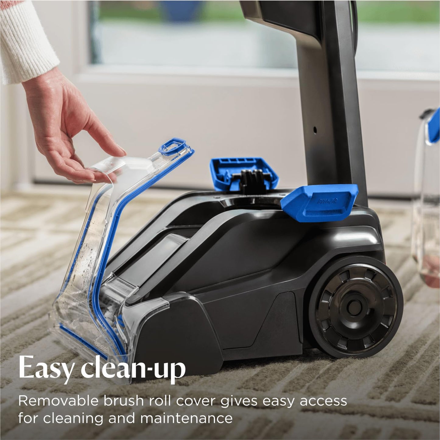 BISSELL PowerWash Compact, Compact Carpet Cleaner for Stains & Odours, Portable Carpet Stain Remover, Multisurface Rug Cleaner, 600W, Corded,76 dBa, 4055E