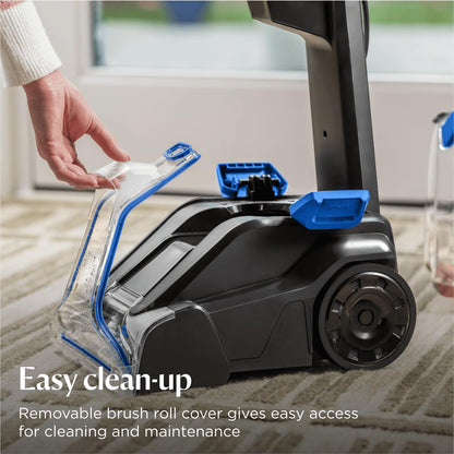 BISSELL PowerWash Compact, Compact Carpet Cleaner for Stains & Odours, Portable Carpet Stain Remover, Multisurface Rug Cleaner, 600W, Corded,76 dBa, 4055E