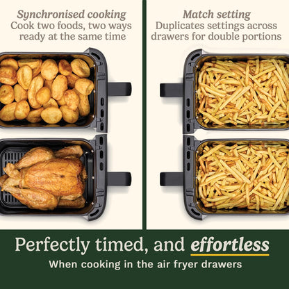 13.2L Tri-zone air fryer Blk Window