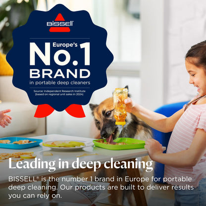 BISSELL SpotClean Pro, Carpet Cleaner, Portable Spot Cleaner 750W, Upholstery Cleaner to Remove Spills & Pet Messes, Carpet Stain Remover for Carpets, Upholstery, Car & Sofa Cleaner, 2.8L, 1558E