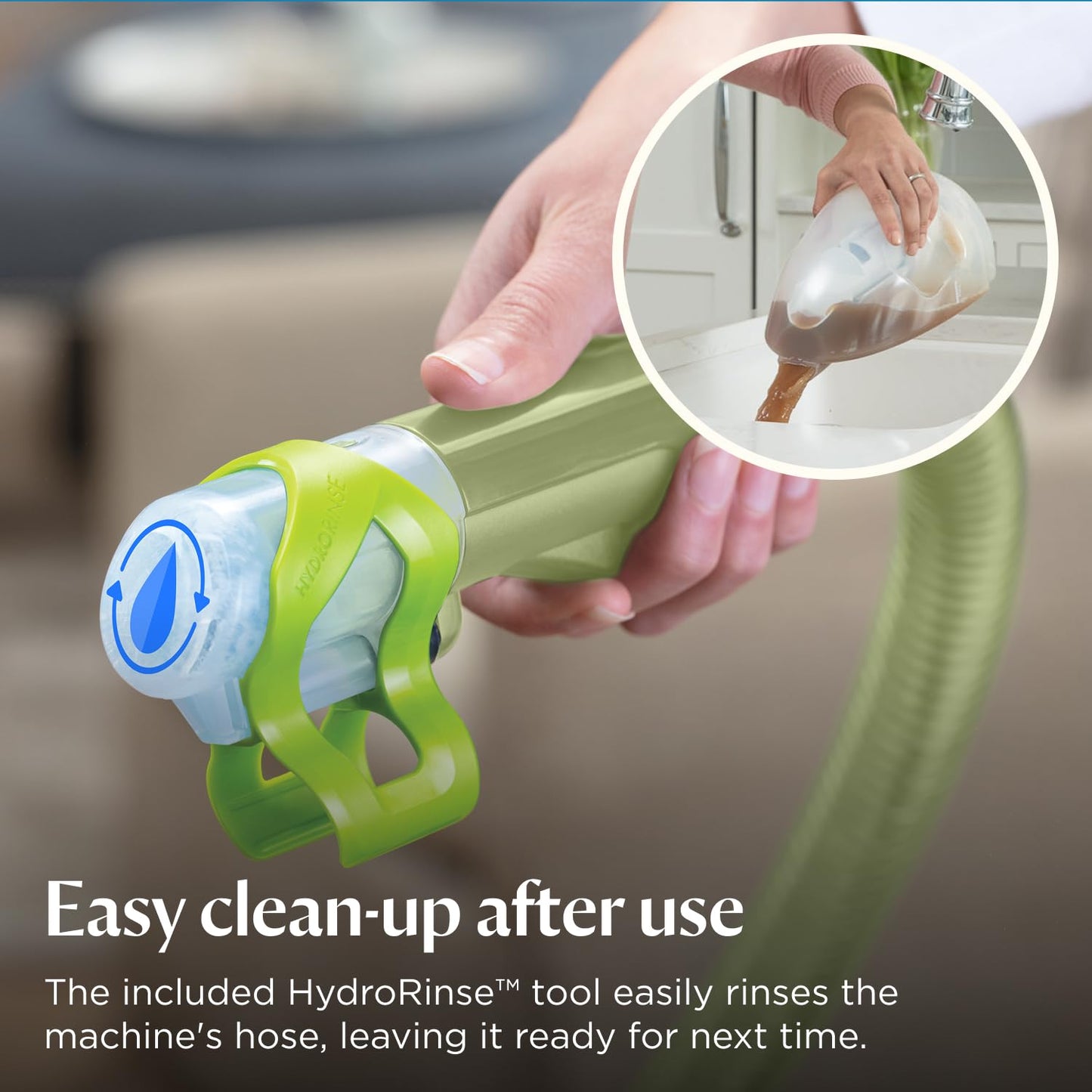 BISSELL Little Green, Carpet Cleaner, Portable Spot Cleaner & Carpet Stain Remover for Stairs & Car, Upholstery Cleaner, Sofa Cleaner with Powerful Suction, Spray, Scrub & Vacuum, Corded, 4098E