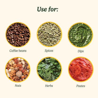 Cuisinart Electric Spice Grinder Coffee Grinder, Nut Grinder, Seed Grinder for Kitchen, Wet & Dry Electric, Easy to Use Dual Stainless Steel Bowls with Storage Lids Dishwasher Safe