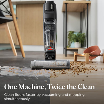 BISSELL CrossWave OmniForce Edge, Cordless Wet-Dry Vacuum Cleaner, Powerful Floor Cleaner, Multi-Surface Wet-Vacuum Cleaner (Hard & Soft), Edge-to-Edge Floor Cleaner machine with ZeroGap™ Tech, 4017E