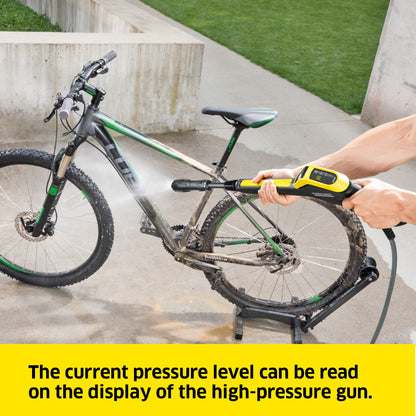 Kärcher K 4 Power Control Flex Home Pressure Washer, Pressure: max. 130 bar, Flow Rate: 420 l/h, Area: 30 m²/h, Water Filter, Weight: 11.5 kg, Dirt Blaster, Spray Lance, incl. Home Kit