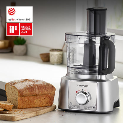 Kenwood FDP65.180SI 2 in 1 Food Processor Multipro Express, Silver, 3 Litre Bowl